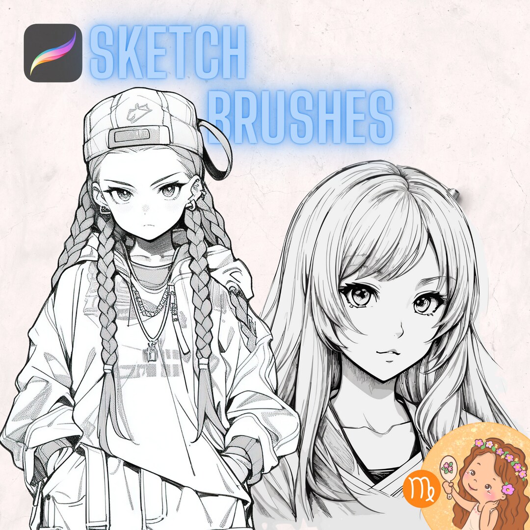 Procreate Sketch Brushes. Procreate Sketching Brush Etsy