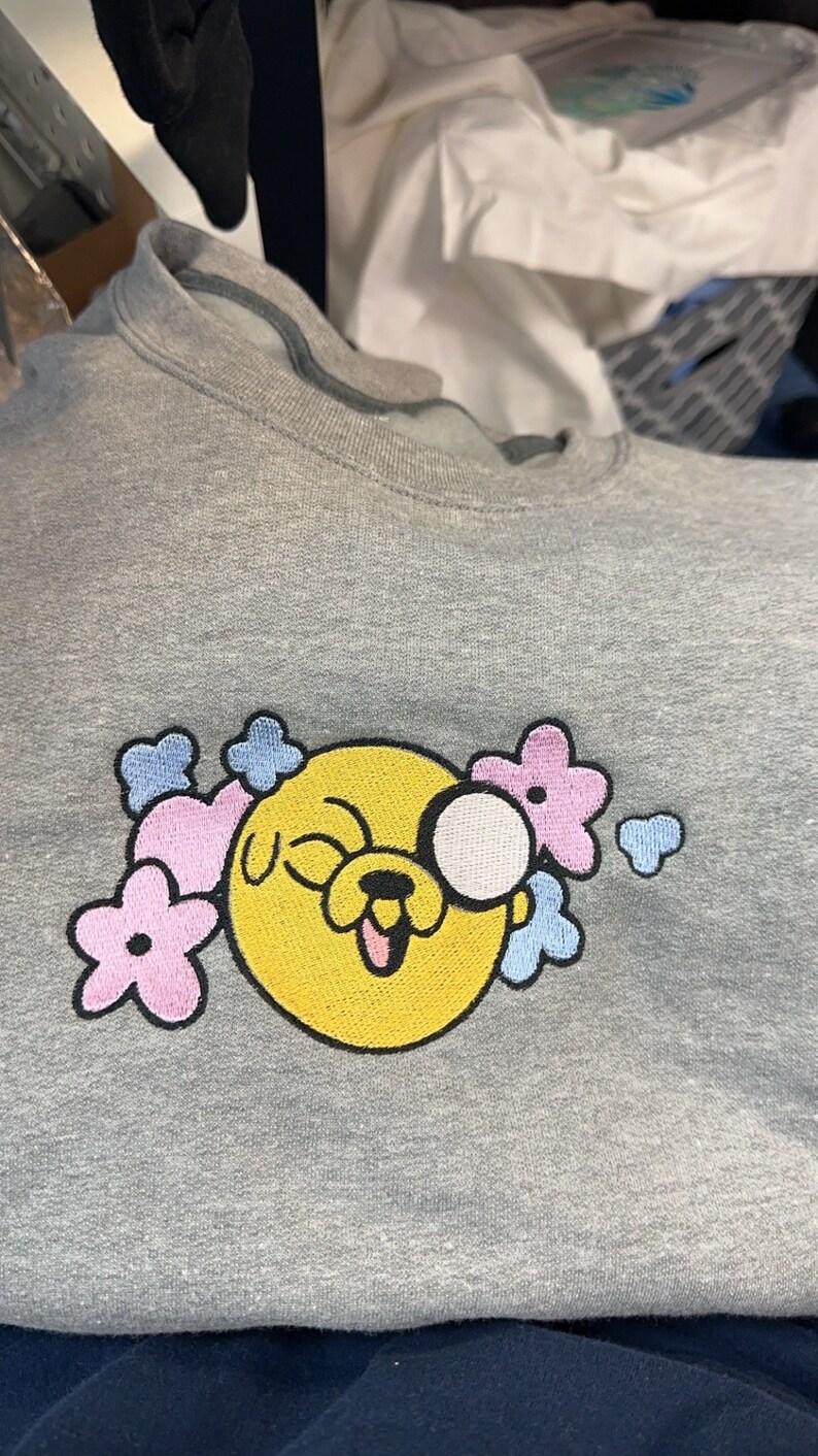 Adventure Time Finns Tattoo Fleece Etsy