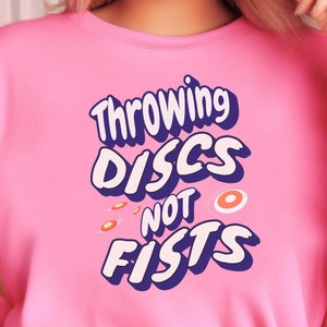 Disc Golf Sweatshirt,frisbee, gift for her,disc golf lover boyfriend/brother gift, dad,son disc golf,Christmas/birthday gift for disc golfer