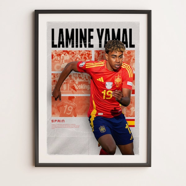 Lamine Yamal 2024 - Etsy