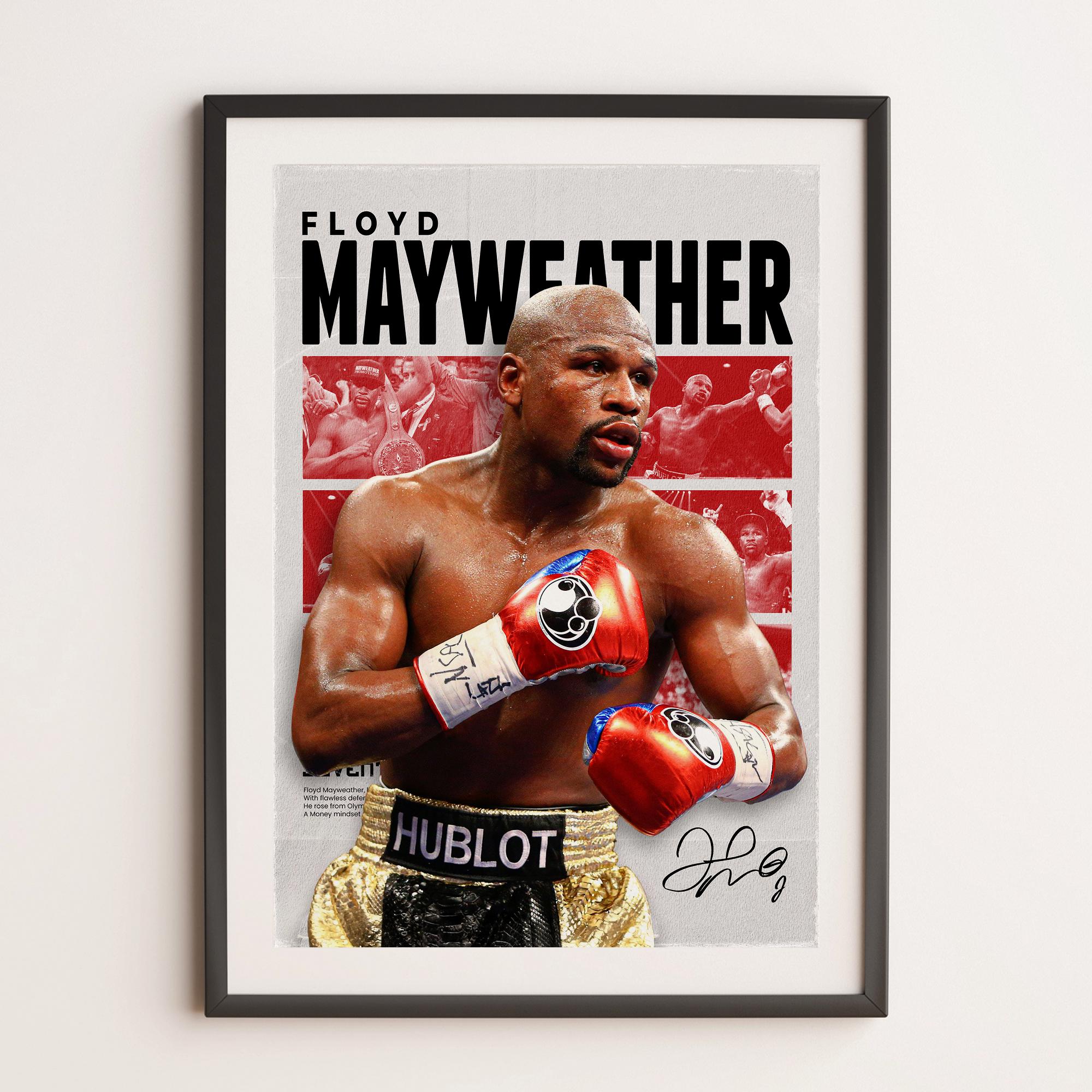 Mayweather poster México