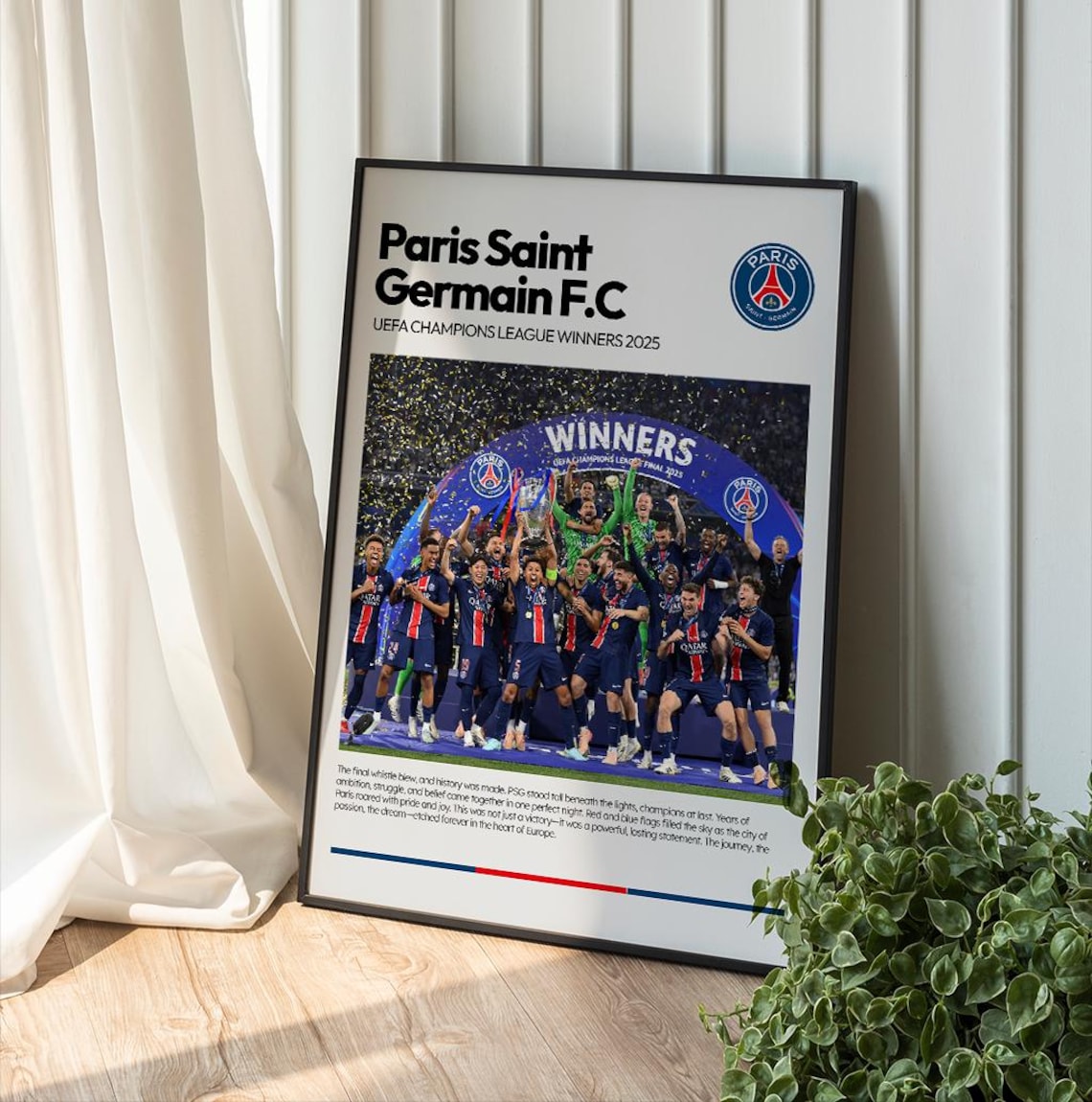 TRIPTYQUE AFFICHE MAILLOT PSG 97/98 EUR 25,00 - FR