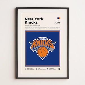 New York Knicks Poster, Basketball Poster Gifts, NBA Print, Masion Square Garden Print, nba Poster Printable, Knicks Wall Art, Knicks Poster