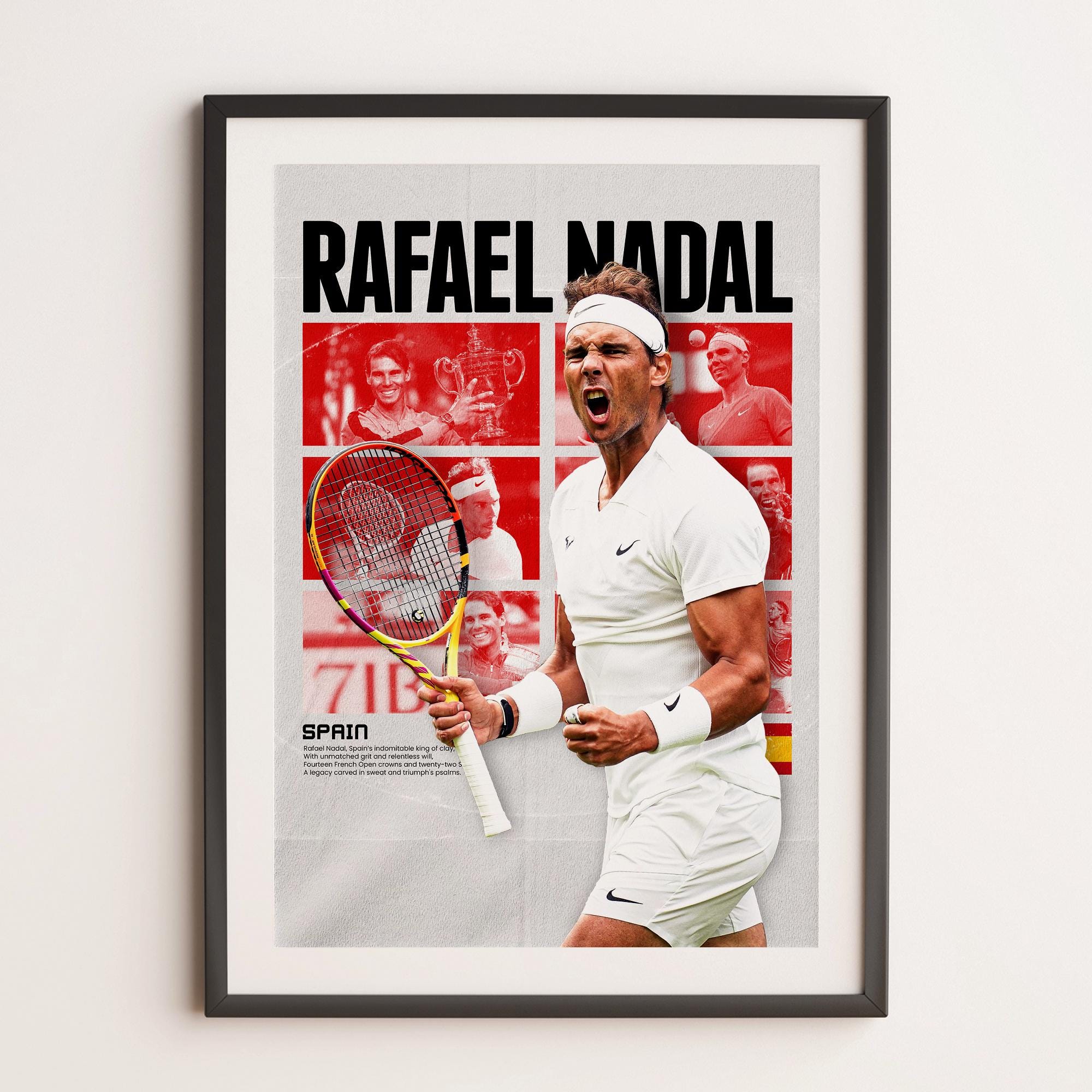 【日本未発売】 Nike ラファエル　ナダル　フレンチオープン　イラストT 日本未発売】 Nike ラファエル ナダル フレンチオープン イラストT 全