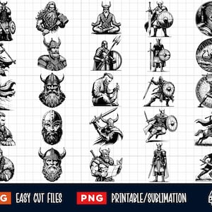 25 VIKING SVG Bundle, Viking Warrior Svg, Warrior Svg, Viking Head Svg, Viking Face Svg, Vikings Svg Laser Cut Files, Viking Clipart Print