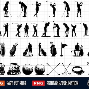 36 Golf SVG Bundle, Golf Svg, Golf Png, Golf Svg Png, Golf Cut File, Golf silhouette, Golf Clipart, Golf Vector, Golf Cricut, Golf Ball svg