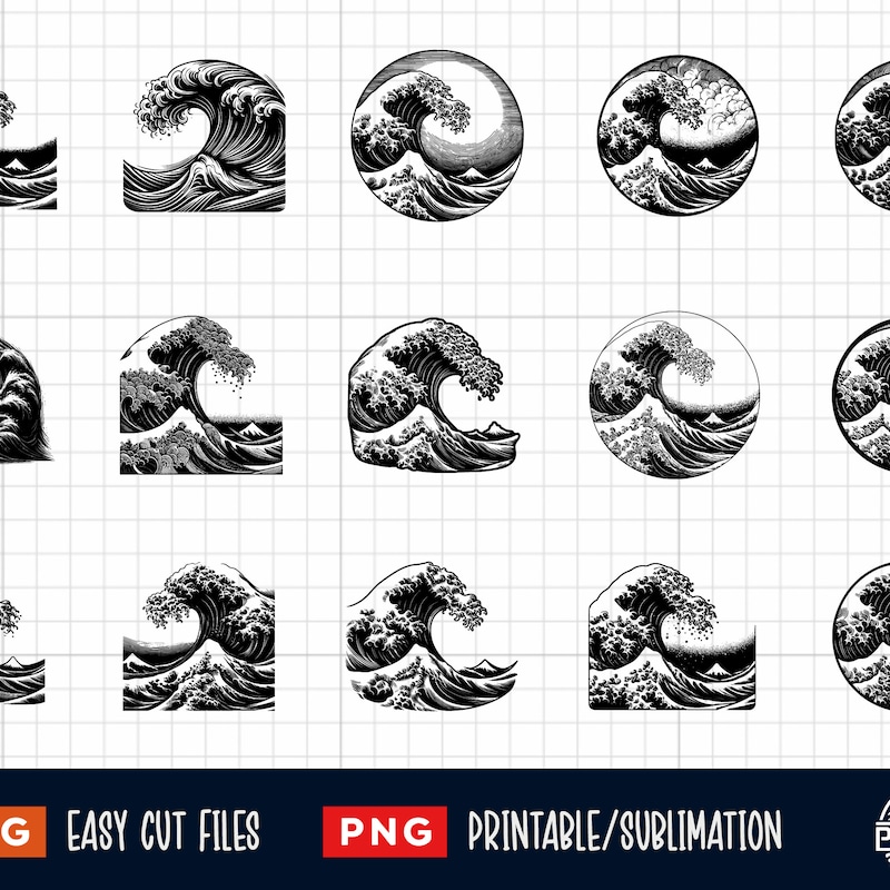 Wave Svg - Etsy