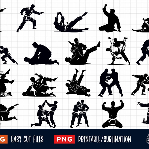 30 Brazilian jiu-jitsu SVG, jiu-jitsu Svg, jiu-jitsu Png, jiu jitsu Svg Png, jiu-jitsu Print,  jiu jitsu Cut Files,  jiu jitsu silhouette