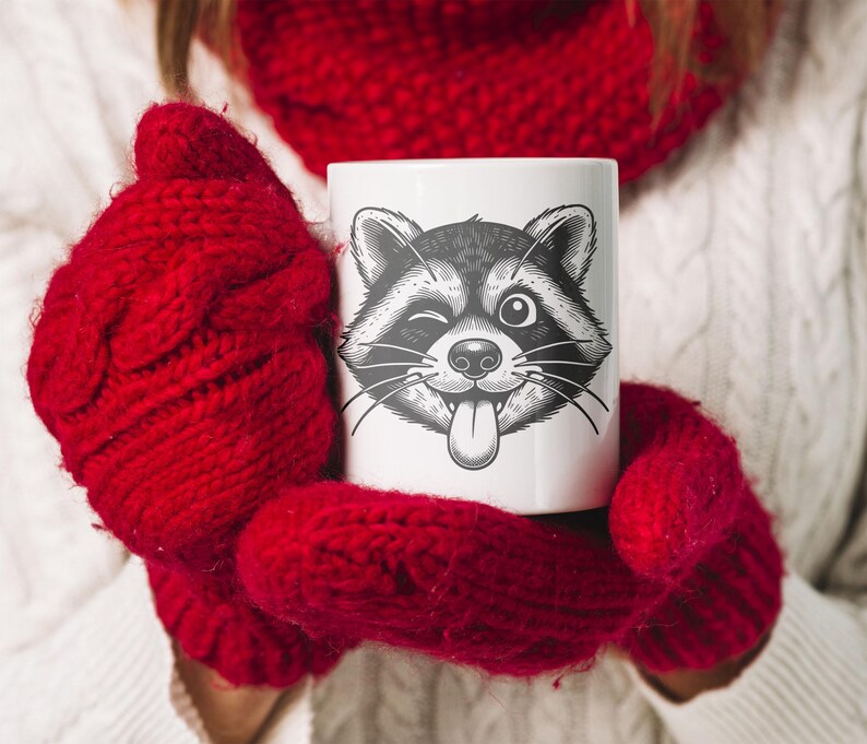 Funny Raccoon SVG, Cute Raccoon Svg, Raccoon Svg, Raccoon Clipart Png ...