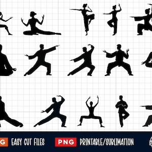 15 Qi Gong SVG bundel, Qi Gong Svg, Qi Gong Png, Qi Gong Cut File, Qi Gong silhouet, Qi Gong Clipart, Qi Gong Vector, Qi Gong Cricut