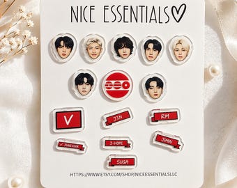 Kpop BTS inspirierte Acryl Shaker für Handyhüllen