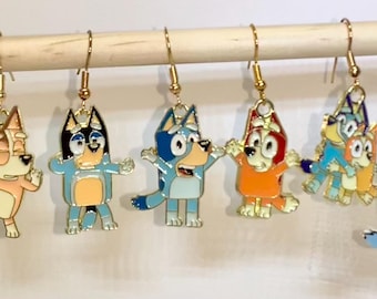 Handmade Bluey Inspired Earrings, Necklaces and Bracelets