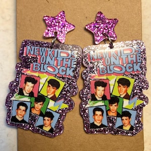 Handmade NKOTB Earrings