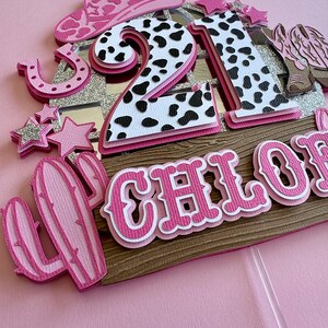 Cowgirl Cake Topper - Etsy