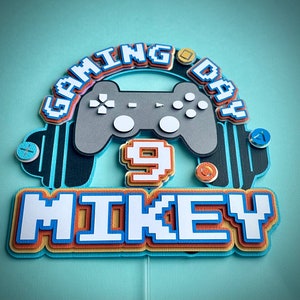 Gamer Cake Topper - Etsy