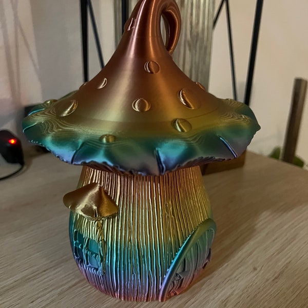 Mushroom piggy bank