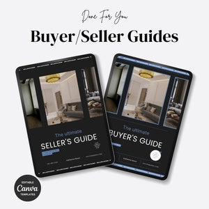 Real Estate Buyer Packet, Seller Packet,Real Estate Home Buyer and Seller Guide Bundle, Real Estate Template, Real Estate packet