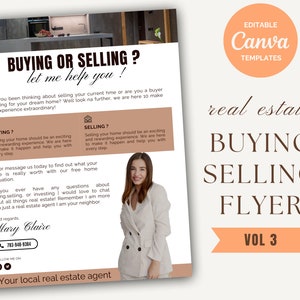 Buying or Selling Real Estate Flyer Canva Real Estate Template Printable Hello Neighbor Realtor Introduction Farming Flyer Marketing Vol 3