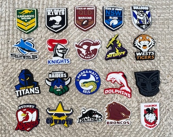 Rugby League Charms for Crocs! - Up the Waas - Panther - Queensland - NSW