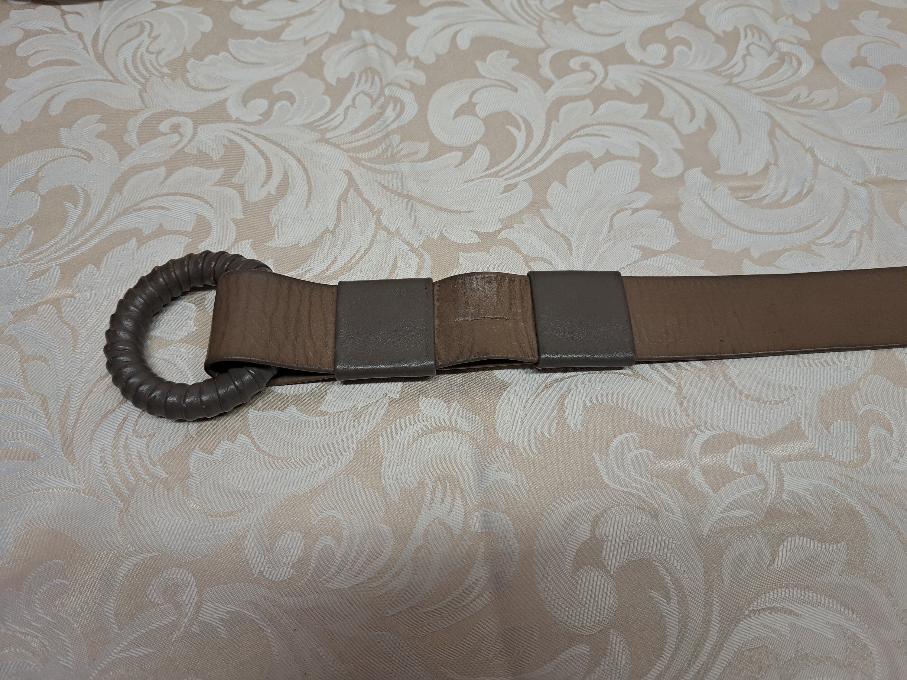 Vintage Hans Koch Original Handmade Brown and Tan Leather  display picture 1