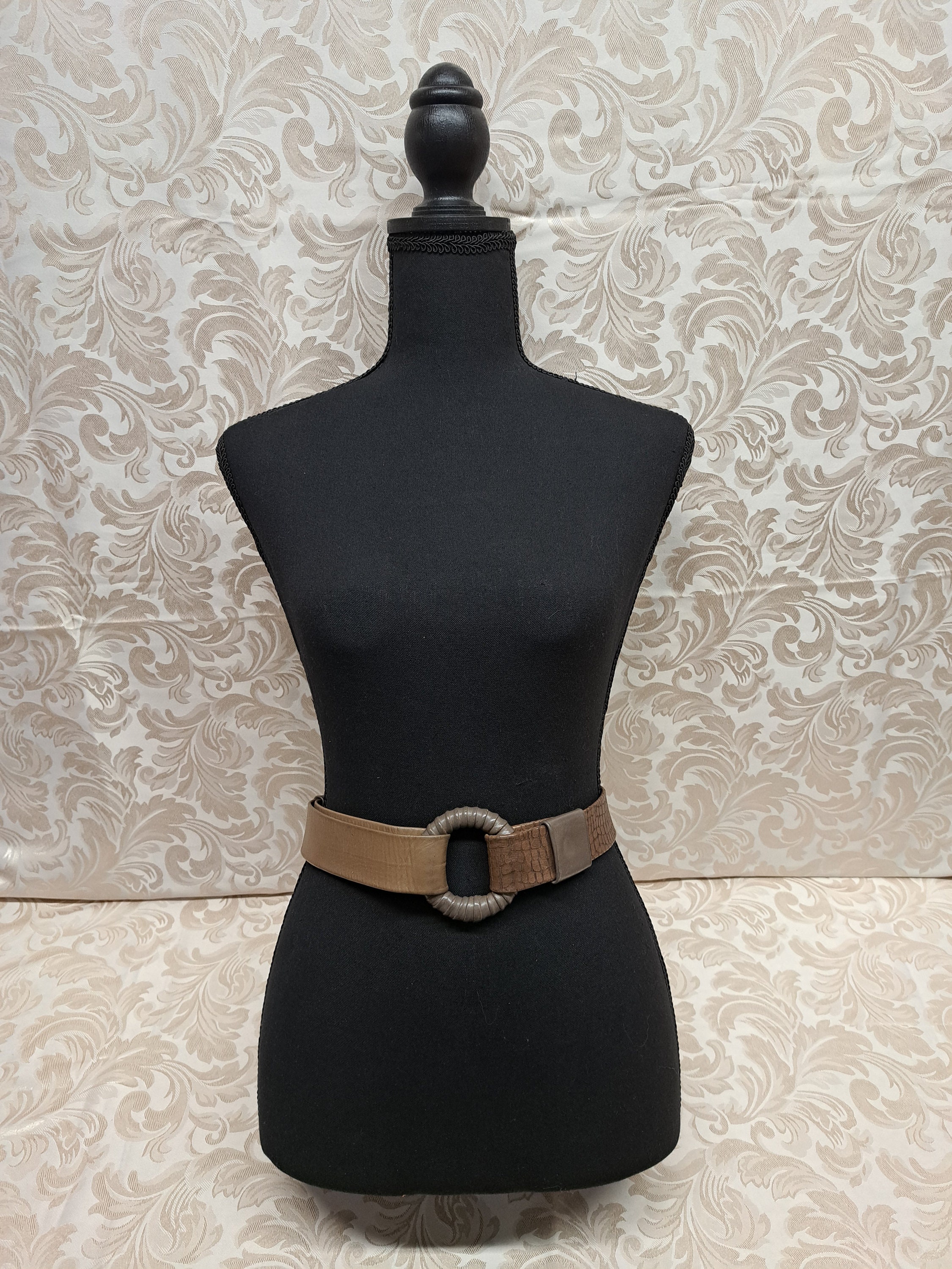 HANS KOCH LTD all leather belt Vintage Hans Koch Original Handmade Brown and Tan Leather  main image 2
