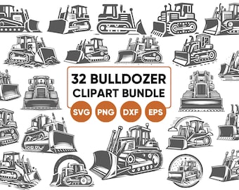 Bulldozer SVG, Bulldozer Clipart, Bulldozer PNG, Construction Clipart, svg png eps dxf, Bulldozer EPS, Construction png, Bulldozer Vector