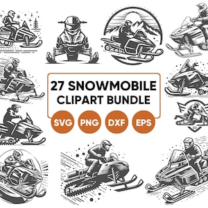 Moto de nieve SVG, Clipart de moto de nieve, SVG de deporte de invierno, PNG de conductor de moto de nieve, Clipart de aventura en la nieve, svg, png, eps, dxf, Derechos comerciales