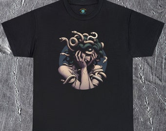 Weeping Medusa T-Shirt | Dark Fantasy Gothic Art