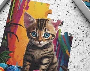 Cat Puzzle for Toddlers: 30-Piece Beginner Jigsaw