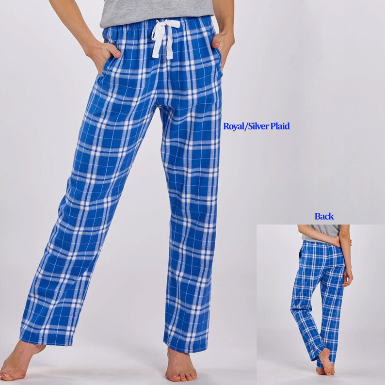 Christmas Plaid Pajama Pants Xmas Eve Family Pocket Pajamas Buffalo