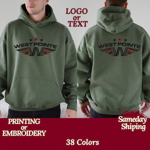 Business logo Embroidery custom text hoodie College Hoodie company employee Gift Business Branding Promotional Marketing custom photo hoodie