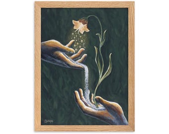 The ACT OF GIVING framed fine art print
