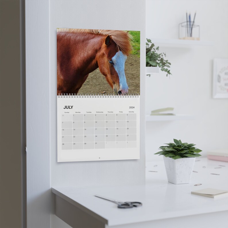 Icelandic Horses Calendar 2025 Etsy