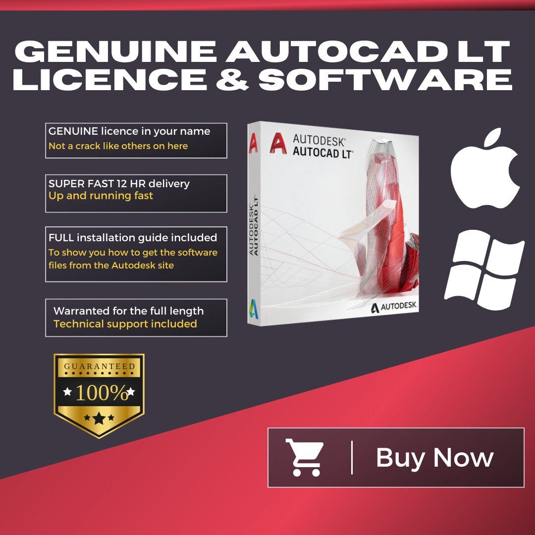 GENUINE Autodesk Autocad LT 2023 SUPERFAST Delivery Includes Etsy UK