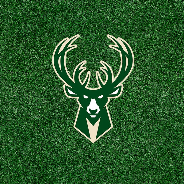 Milwaukee Bucks logo waterproof sticker decal- many sizes available