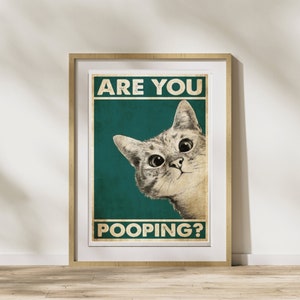 1pc Art Canvas Poster Funny Kitty Painting On Canvas Wall Art