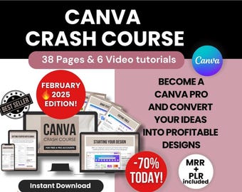 Canva-crashcursus: MRR/PLR-resellgids met videotutorials