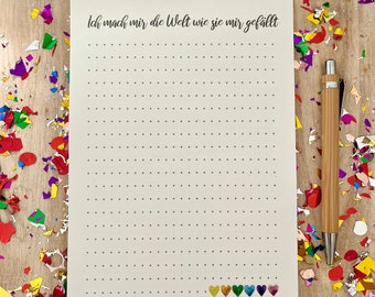 A5 notebook with an inspirational quote | Perfect for journaling, thoughts, to-do lists & a great Christmas gift for women | Secret Santa gift