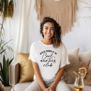 Camisa tía | Regalo de tía | Club de las tías geniales | Tía Pulli | Vas a ser tía anuncio de embarazo | Cumpleaños tía | Tía de Pascua