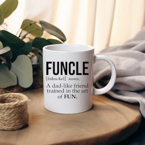 Tasse Onkel | Funcle |  Onkel Geschenk | Cool Uncles Club  | Patenonkel Geschenk| Bester Onkel | Du wirst Onkel | Geburtstagsgeschenk Onkel