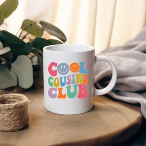 Mug Cousin | Cousin Gift | Cool Cousins Club | Cousin Crew | Best Cousin | Cousin 2025 | Birthday Gift