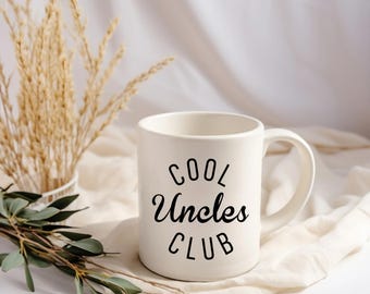 Uncle Mug | Uncle Gift | Cool Uncles Club | Godfather Gift | Best Uncle | You're Going to Be an Uncle | Uncle Birthday Gift