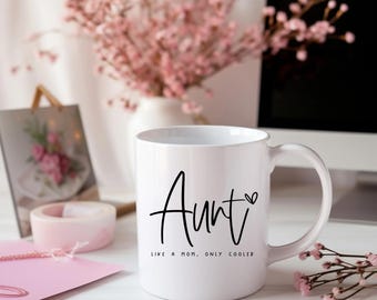 Auntie Mug – Gift for Aunt's Birthday, Christmas & Pregnancy Announcement – You're Going to Be an Aunt Gift Idea | Cool Aunt Club