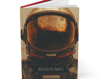 Astronaut Space Helmet Notebook: Adventure Awaits Journal No. 1