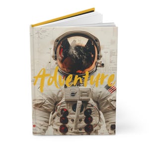 Cosmic Astronaut Journal - Space Lovers Notebook with Durable Hardcover, Great for Writing, Drawing, and Unique Gift Ideas for Kids, No.2