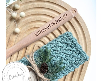 Engraved wooden spoon – personalized cooking spoon with saying | Gift for hobby cooks, bakers, and grill masters | Engraved gift idea