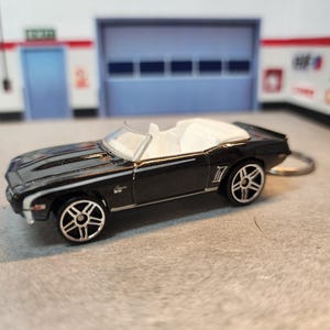 Camaro SS Keychain, 69 Camaro Keychain, Chevy Camaro SS Keychain, Custom 1969 Camaro Keychain