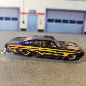 1965 Chevy Impala SS Schlüsselbund, klassischer Impala SS Schlüsselbund, Maßstab 1:64 Diecast Modell, Vintage Chevy Schlüsselbund, Chevy Erinnerungsstücke, Impala SS Schlüssel