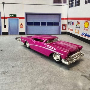 1957 Buick lowrider Keychain, Hot Rod Keychain, Buick Keychain, Premium Keychain