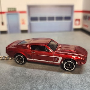 1968 Shelby Mustang Keychain, Ford Shelby Mustang Keychain, Shelby GT350 Keychain